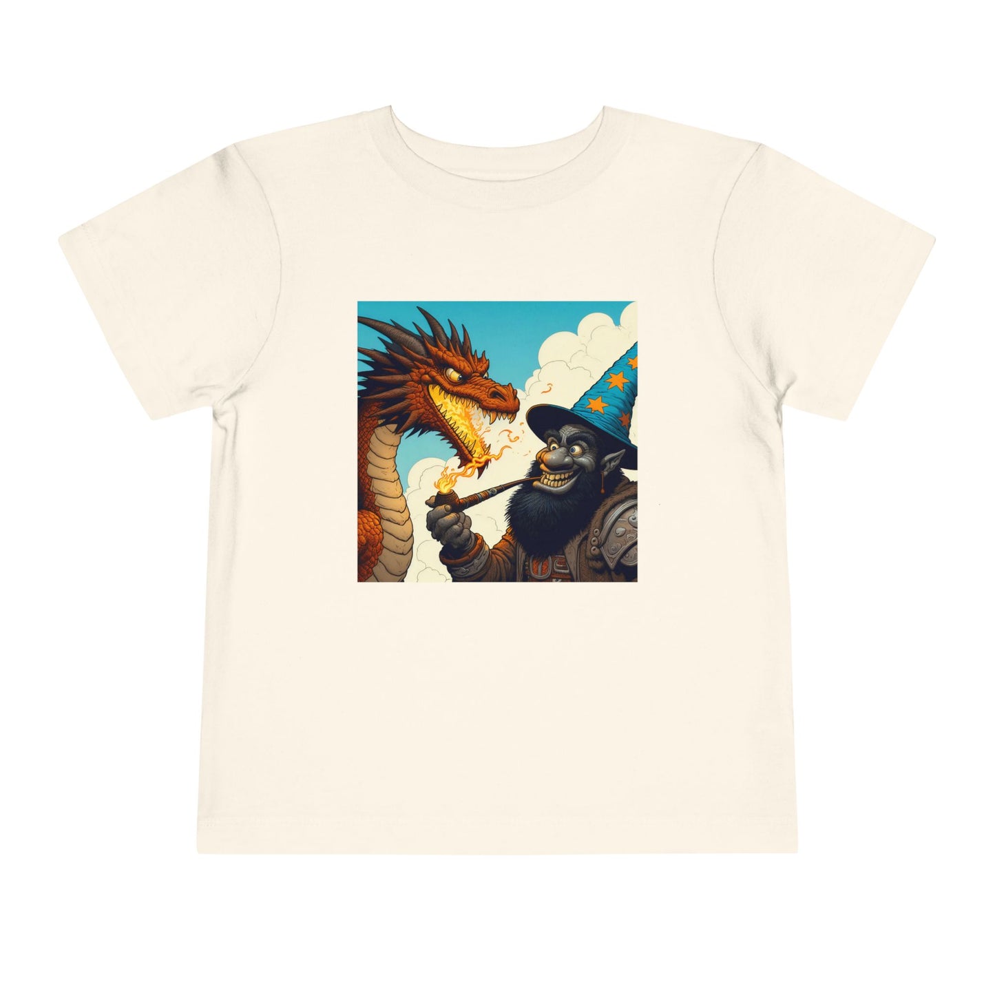 T-Shirt | Toddler Tee | Short Sleeve | High Fantasy | Dragon Duel | Goblin