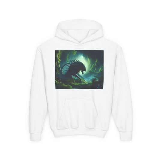 Genser | Ungdom | Hettegenser | Kraftig blanding | Bioluminescent Sci-Fi | Predator