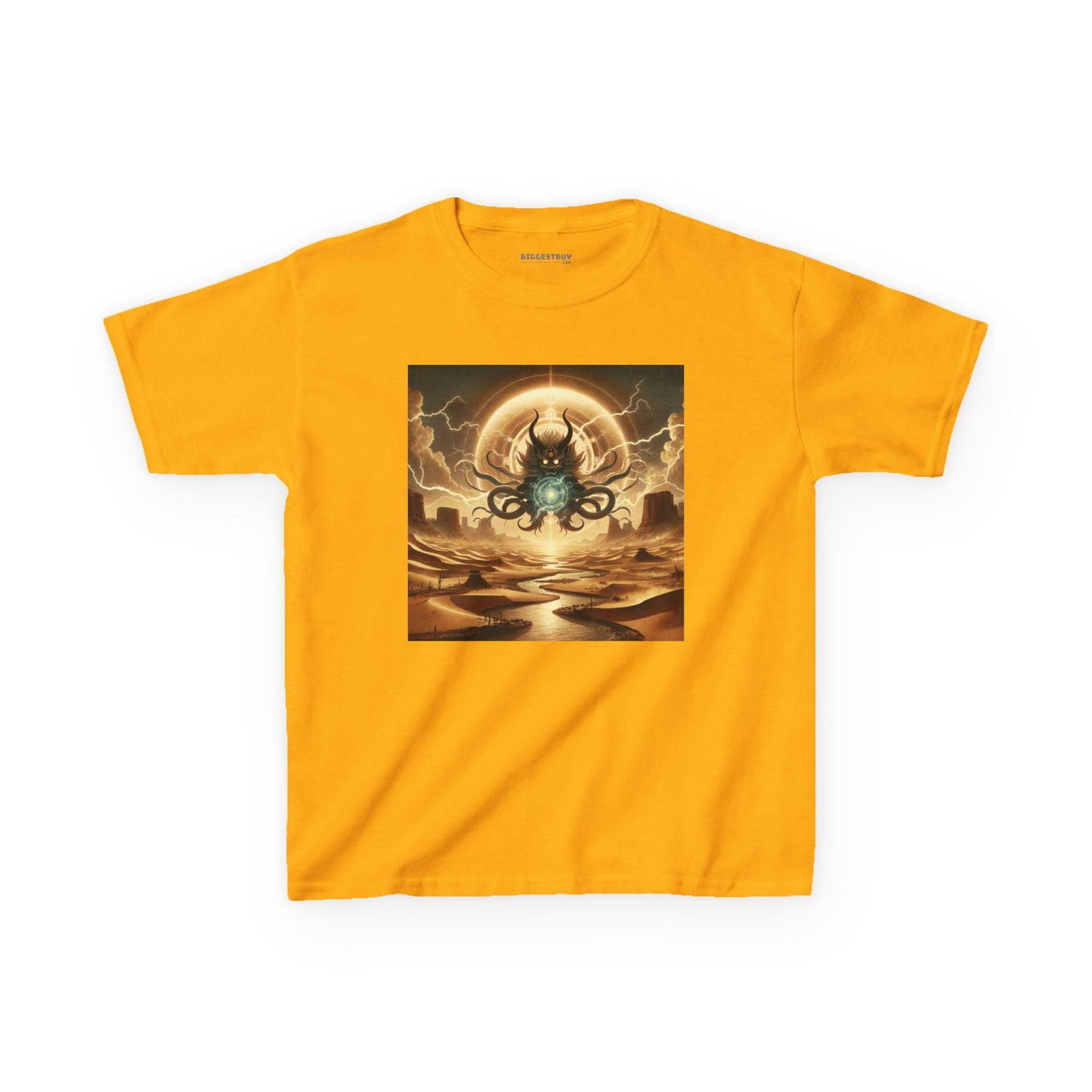 Camiseta | Camiseta para niños | Algodón grueso | Horror Cósmico | Entidad Lovecraftiana | Caos