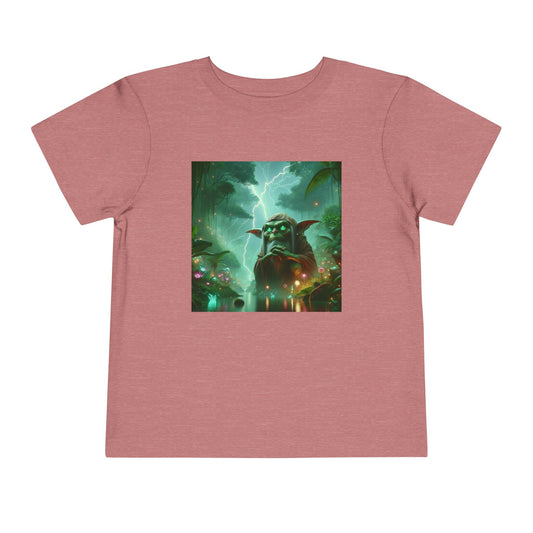 T-shirt | Maglietta per bambini piccoli | Manica corta | Fantasy Folcloristico | Sciamano Goblin