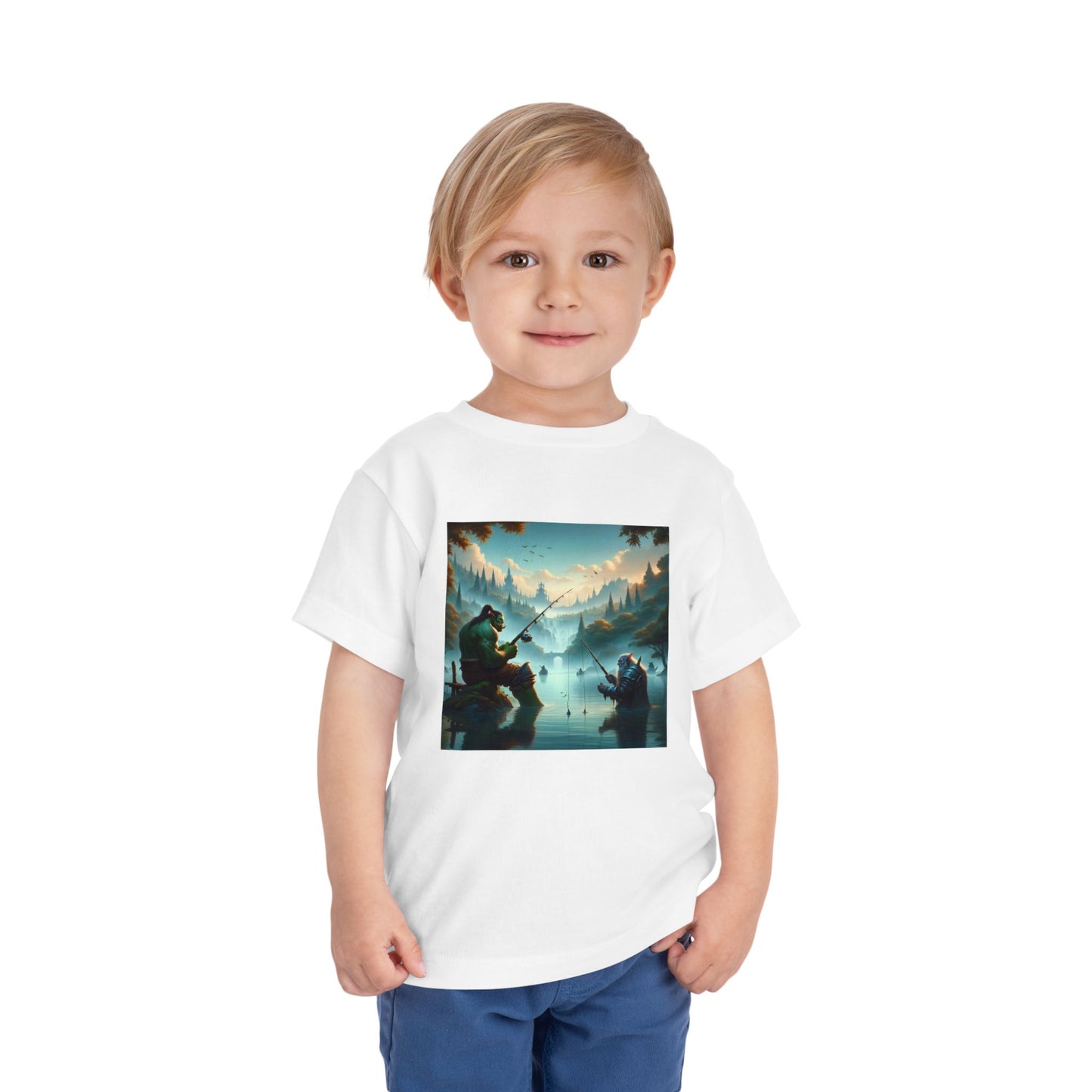 T-shirt | Peuter T-shirt | Korte mouw | Heldensage | Interraciale Vriendschap
