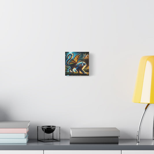 Canvas | Mat | Magisch Realisme | Vlinder Tijger
