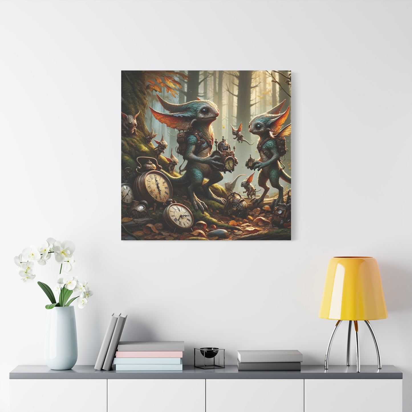 Canvas | Mat | Steampunk Feeën | Boswachters