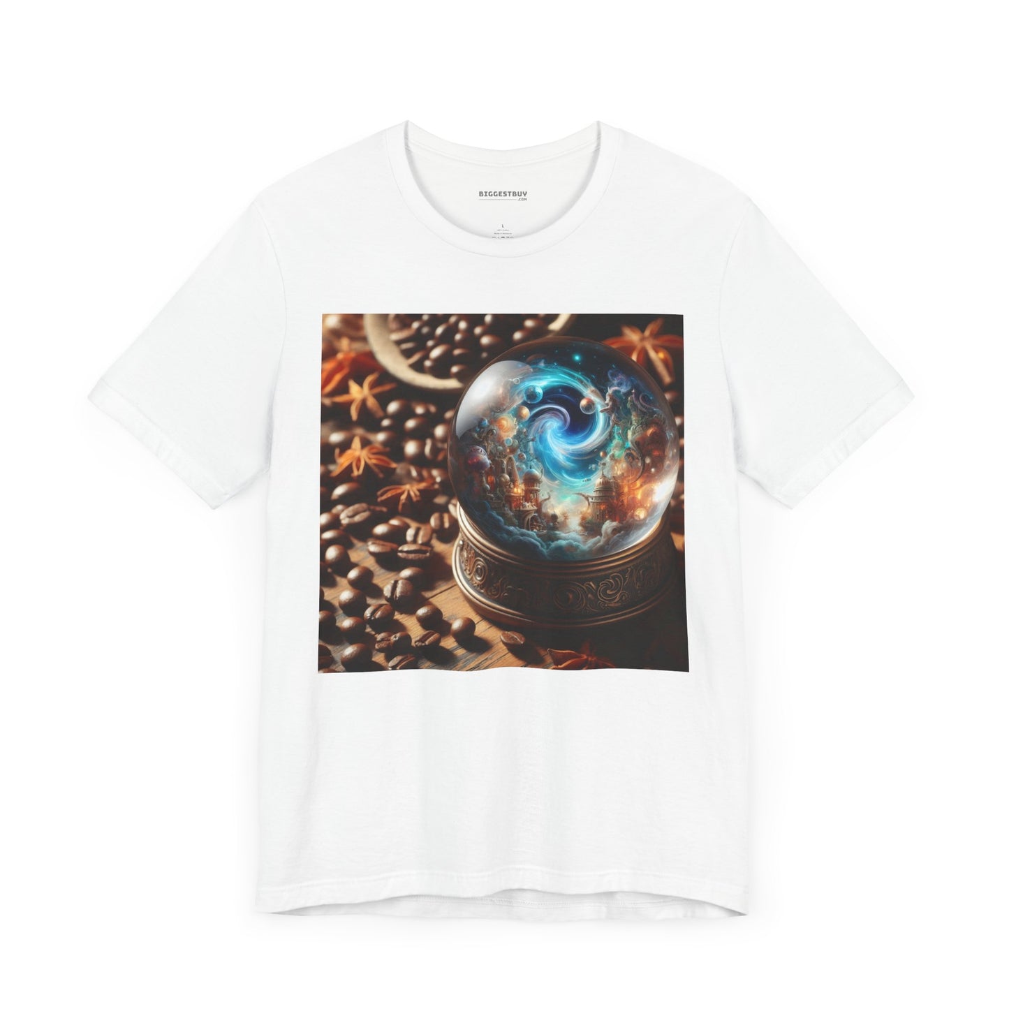 T-shirt | Unisex | Maglietta in jersey | Manica corta | Cosmologia Nordica | Globo Magico