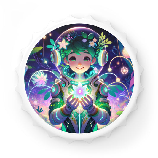 Flessenopener | Technofantasie | Cybernatuur | Groen Wezen