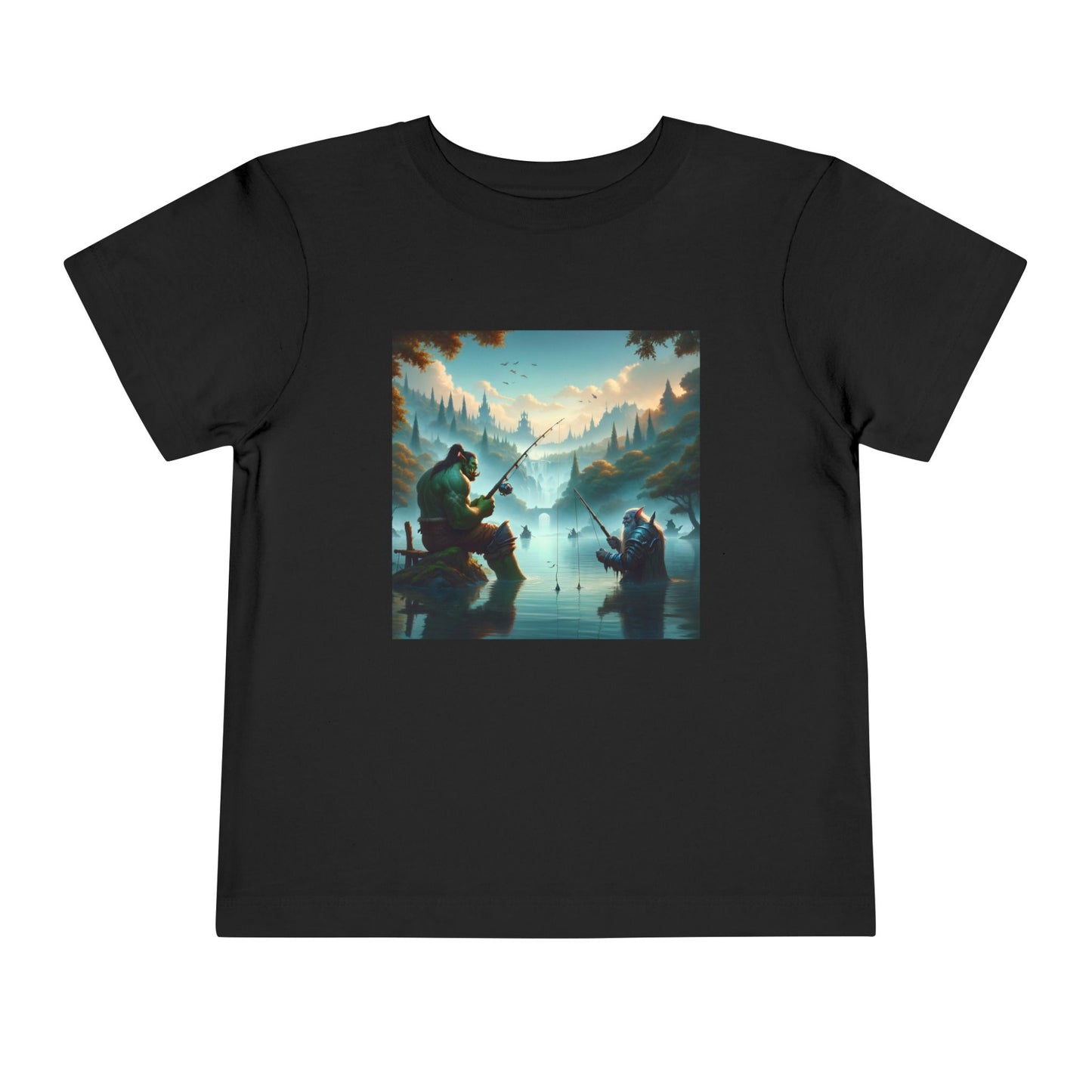 T-shirt | Peuter T-shirt | Korte mouw | Heldensage | Interraciale Vriendschap