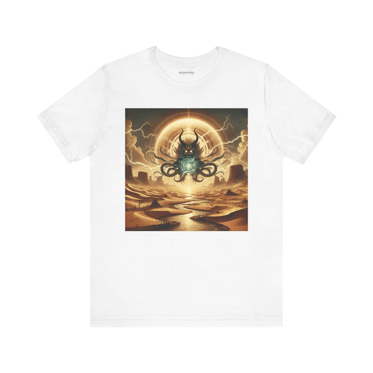 เสื้อยืด | ยูนิเซ็กส์ | เสื้อยืดเจอร์ซีย์ | แขนสั้น | สยองขวัญคอสมิค | เทพเอลดริทช์ | พลังเวทมนตร์