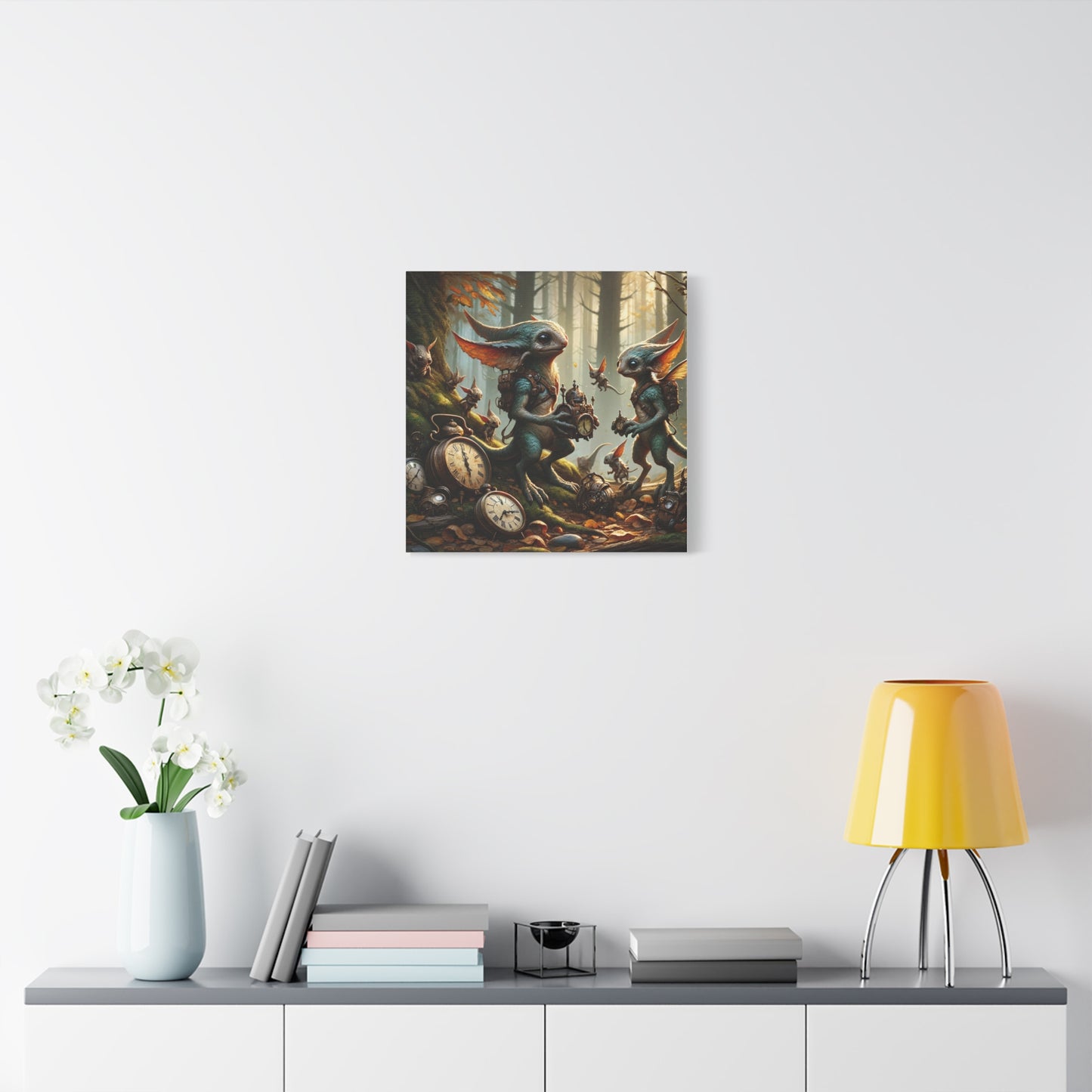 Canvas | Mat | Steampunk Feeën | Boswachters