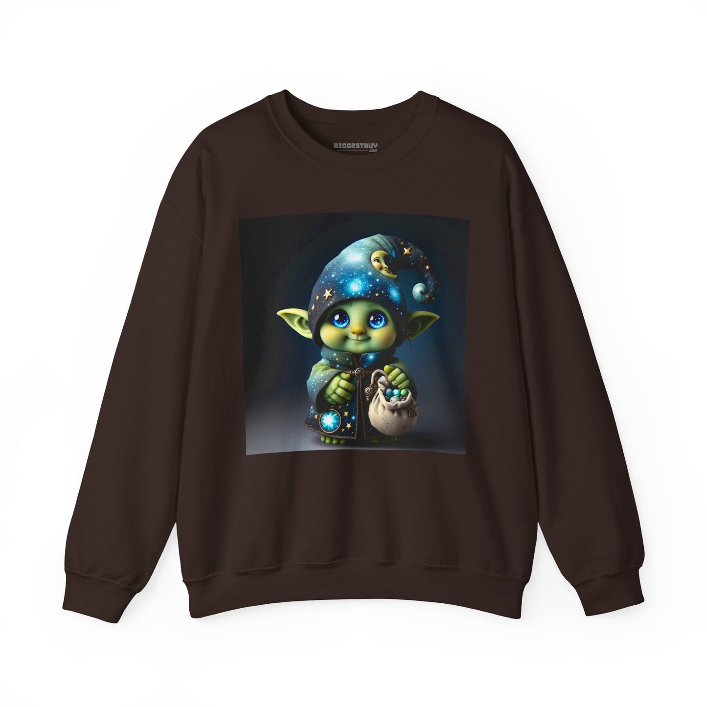 Genser | Unisex | Rund hals | Kraftig blanding | Fantasi | Skogsalv | Trollmann