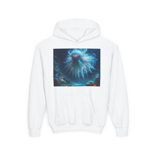 Sweatshirt | Genç | Kapüşonlu | Kalın Karışım | Kozmik Deniz Fantezisi | Medusa
