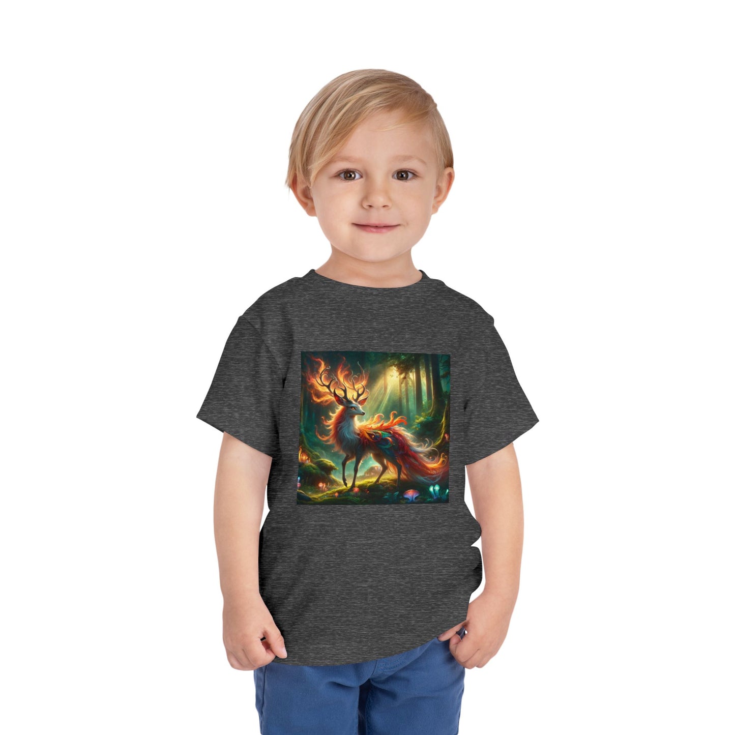 T-Shirt | Toddler Tee | Short Sleeve | Mystical Kirin | Forest Spirit Deer