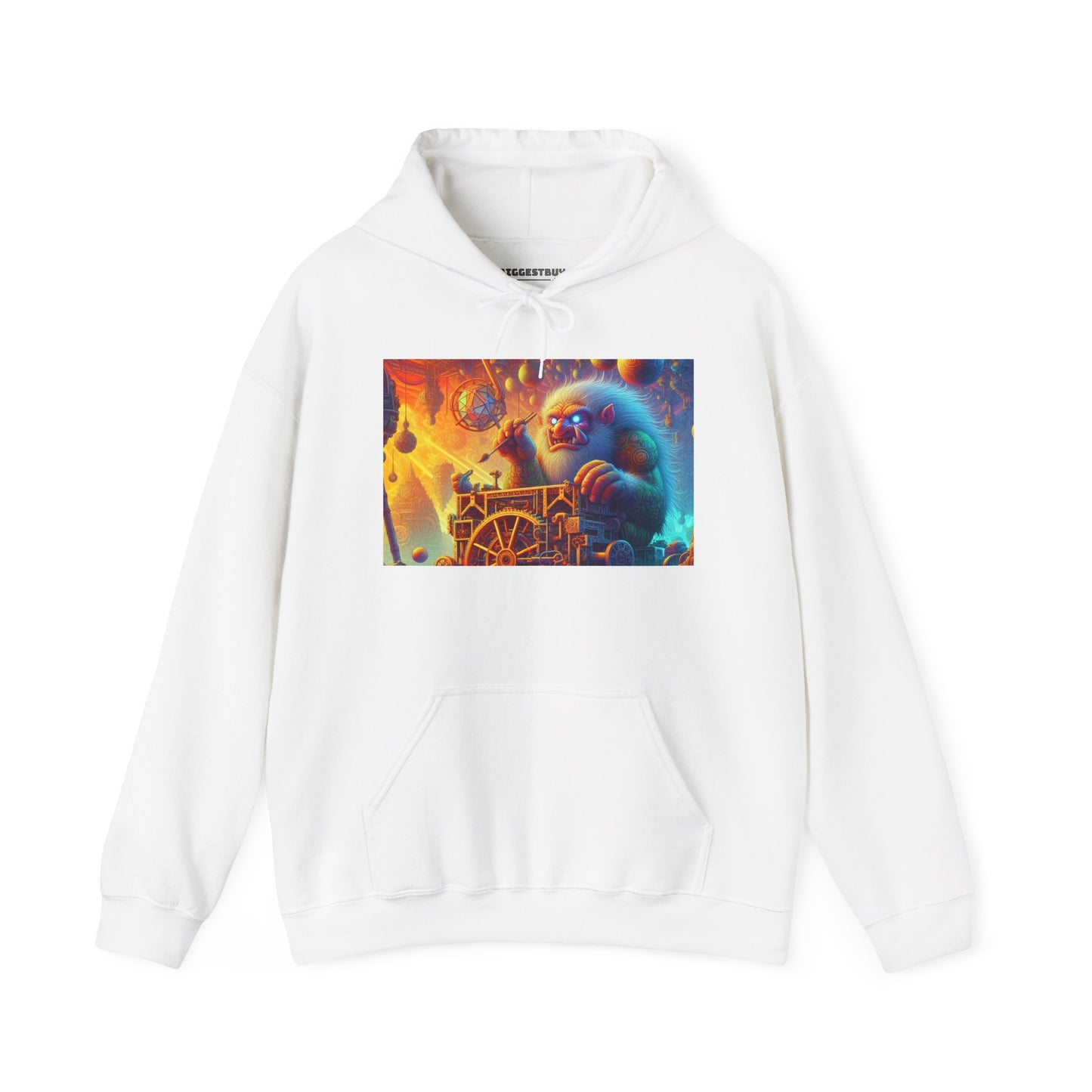 Bluza z kapturem | Unisex | Bluza dresowa z kapturem | Gruba mieszanka | Mitologia Arktyczna | Mechanik Lodu
