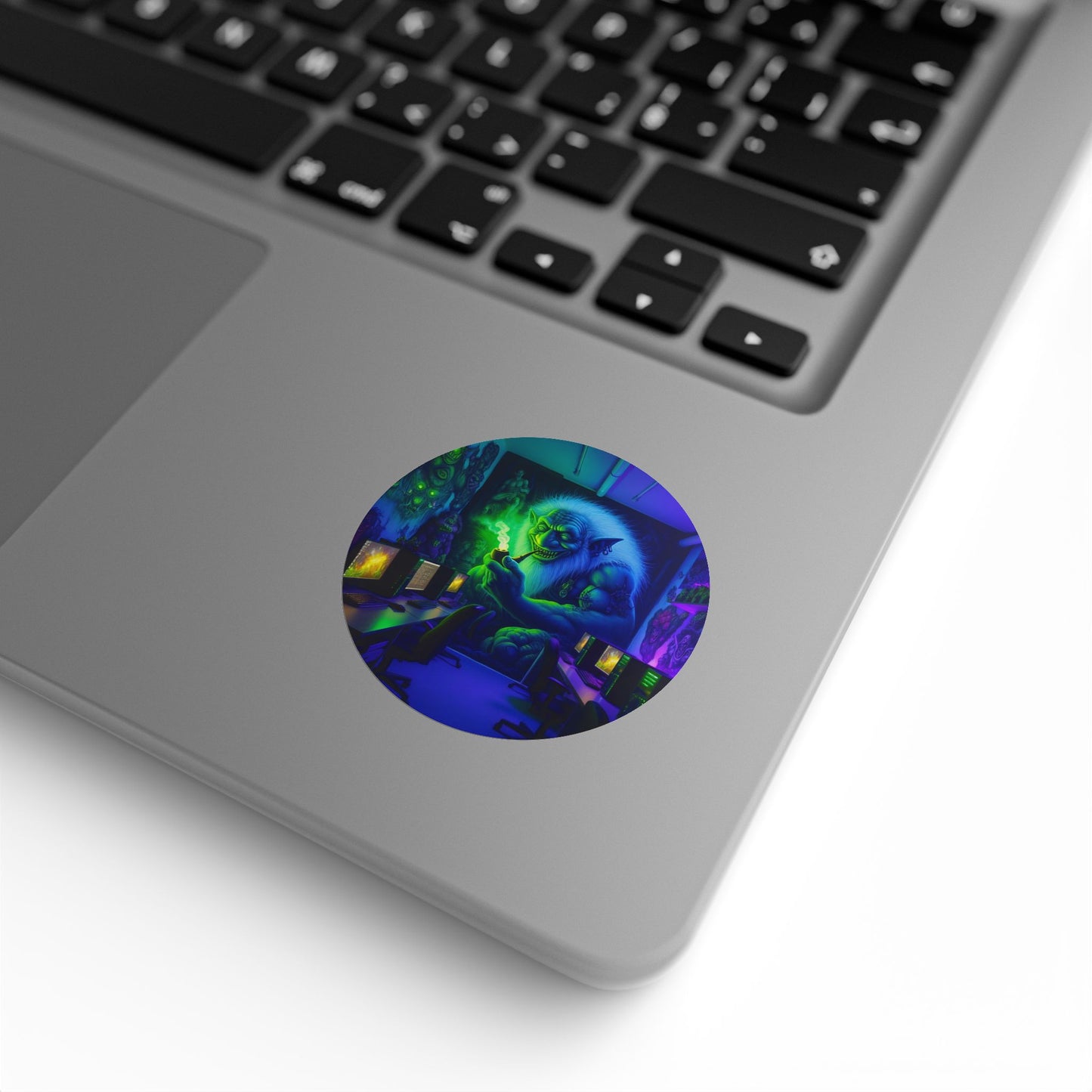 Stickerlabelrol | Rond | Noordse Folklore | Boggart | Gameruimte