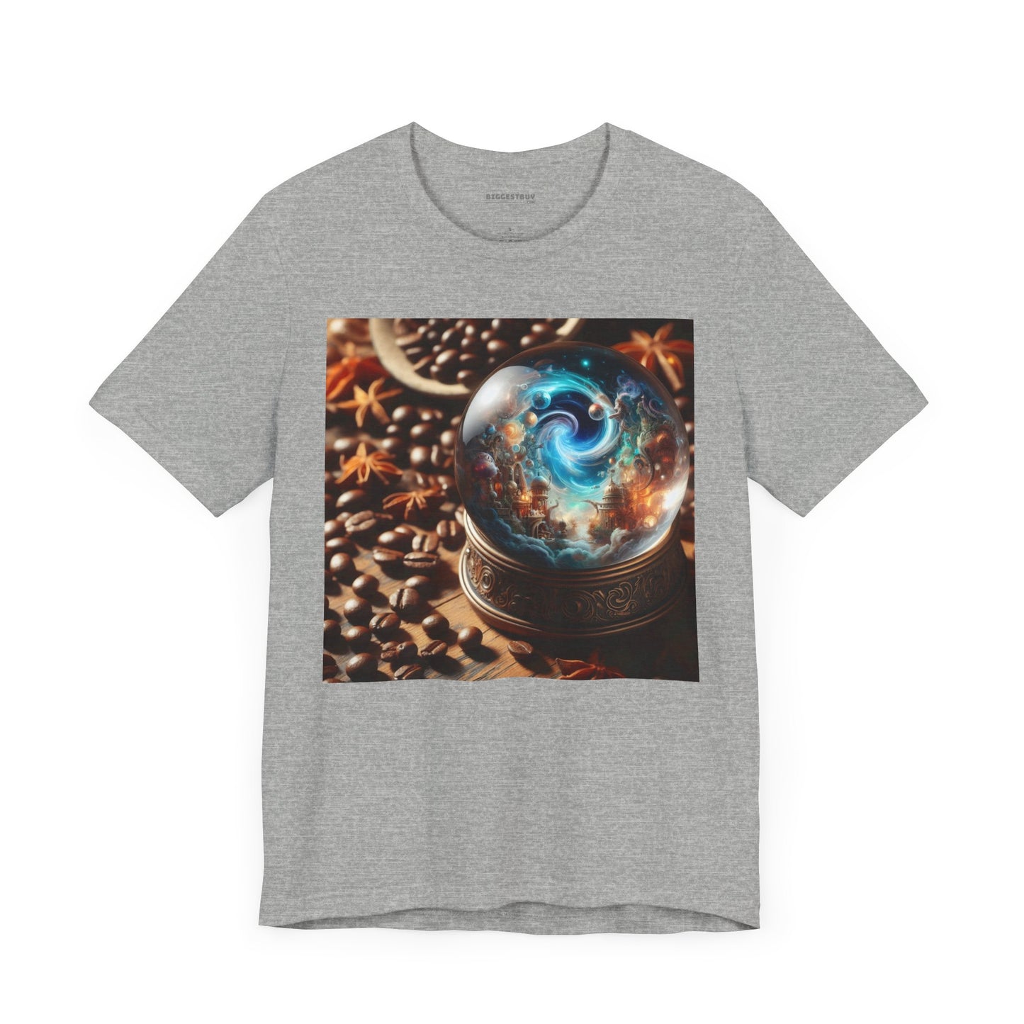 T-shirt | Unisex | Maglietta in jersey | Manica corta | Cosmologia Nordica | Globo Magico