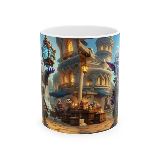 مگ | سیرامک | سفید | وقت کا جادو | گنوم کروناٹرجی | جادوگر