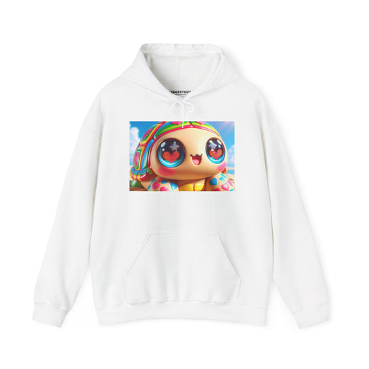 Sweat à capuche | Unisexe | Sweat-shirt à capuche | Mélange épais | Kawaii Fantaisie | Tortue Arc-en-ciel