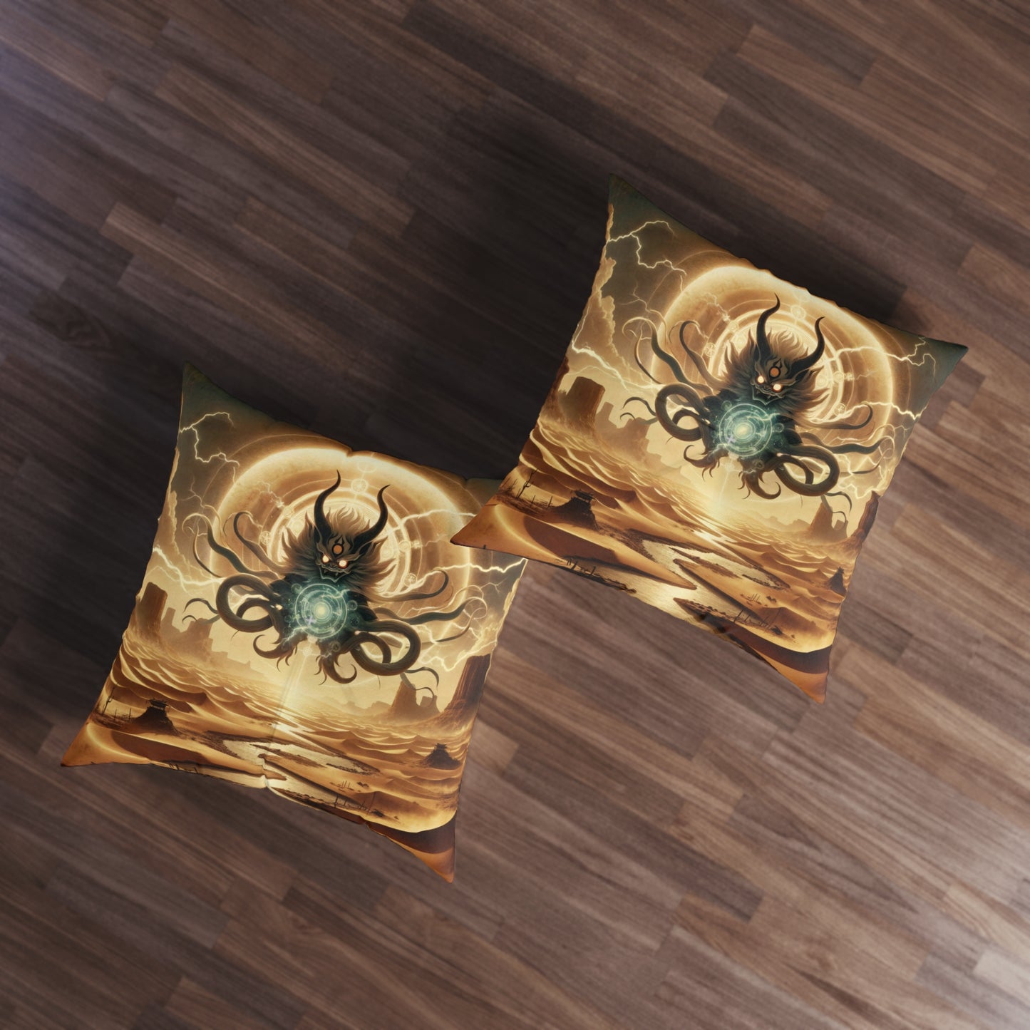 تکیہ | فرش کا تکیہ | ٹفٹڈ | مربع | کازمک ہارر | لوکرافٹین دہشت | کونی ہستی