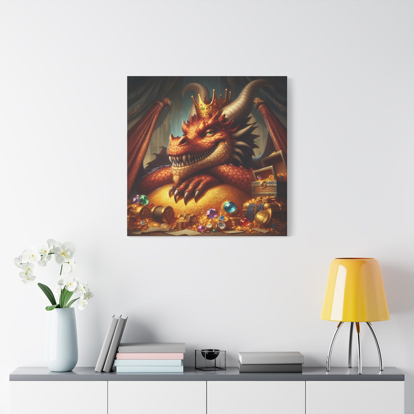 Płótno | Matowy | Nordycka Mitologia | Fafnir | Smok