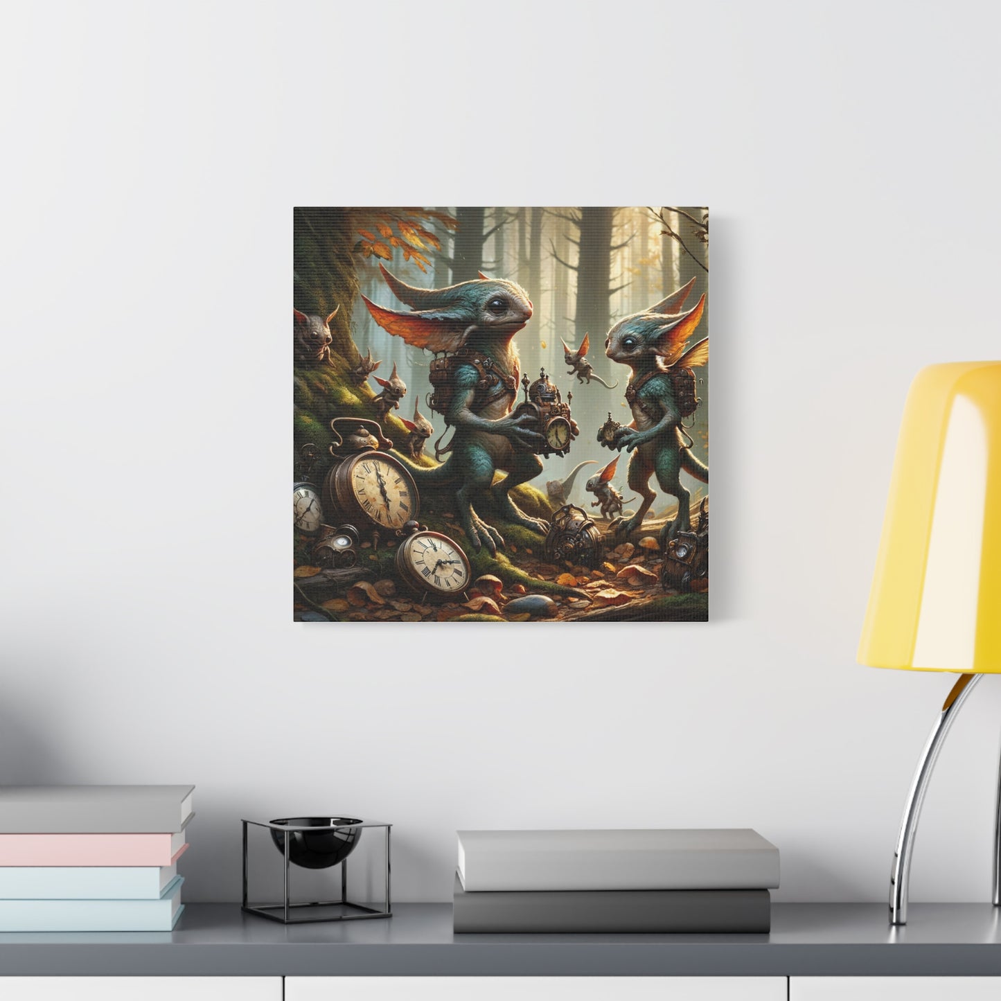 Canvas | Mat | Steampunk Feeën | Boswachters
