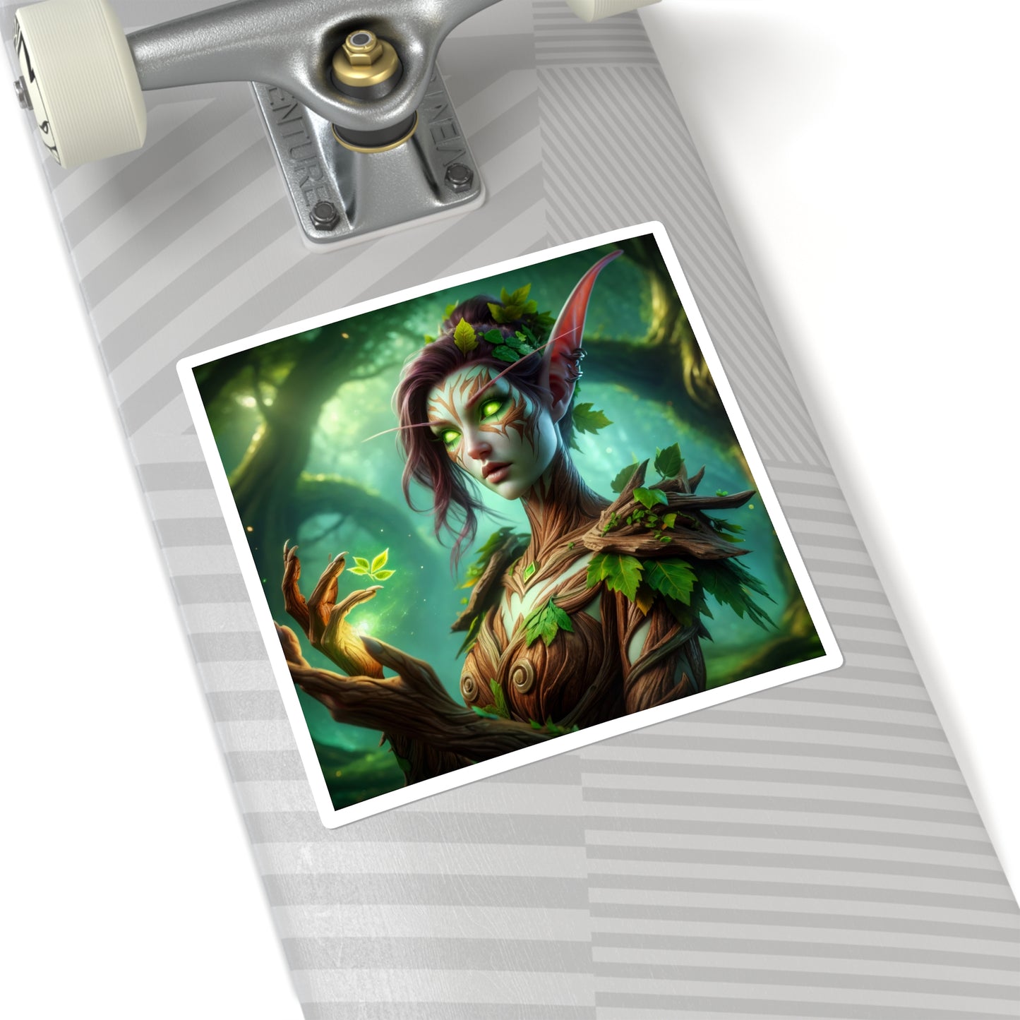 스티커 | 사각형 | 숲의 정령 | 드리아드 | 자연 수호자