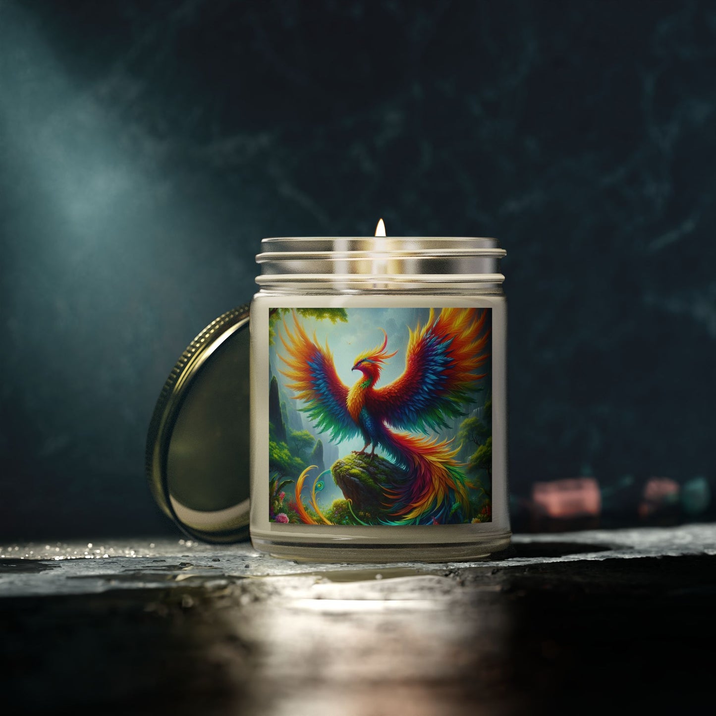 خوشبو دار موم بتی | افسانوی تصور | عنقا اساطیر | آتشی پرندہ