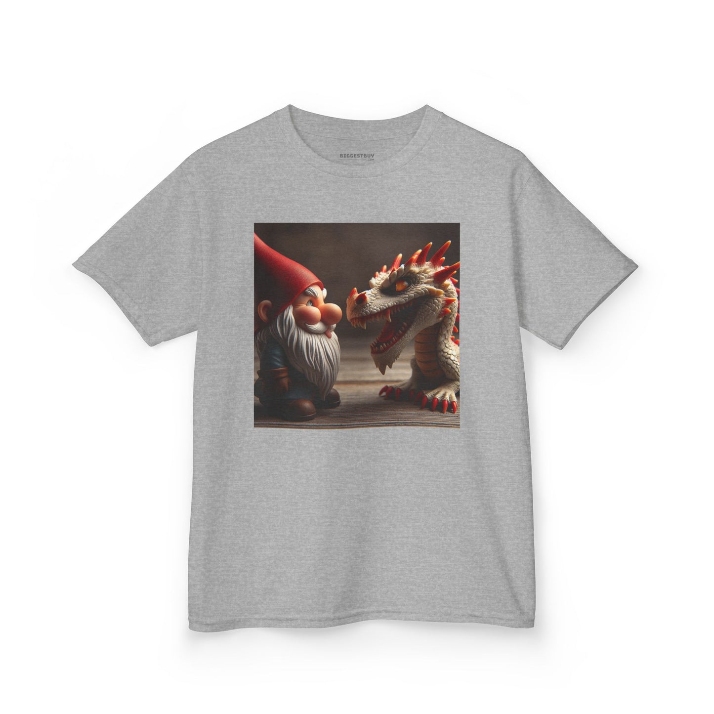 T-Shirt | Kaos Anak | Katun Tebal | Fiksi Mitos | Gnome dan Naga Timur