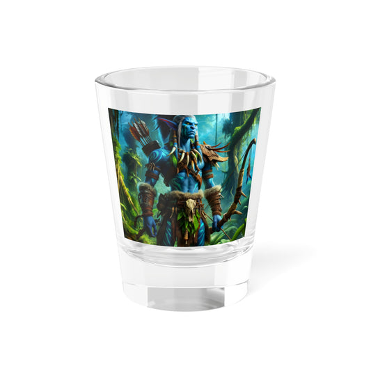 Shot Glass | Tribal Fantasy | Wood Elf Warrior