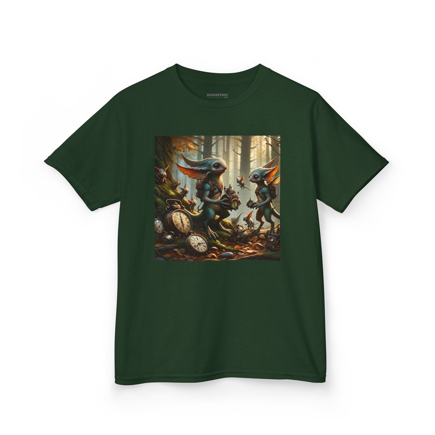 T-Shirt | Koszulka dziecięca | Ciężka bawełna | Steampunk Fantasy | Leśne Pooka