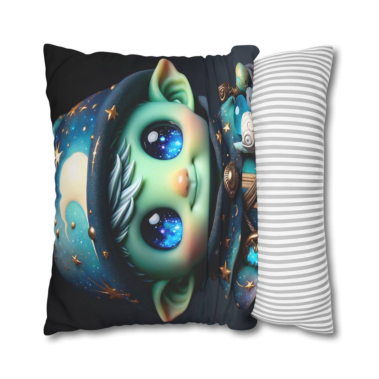 Putetrekk | Firkantet | Polyesterlerret | Kosmisk Alvekunst | Fantasidukke