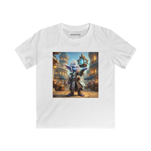 Camiseta | Camiseta Infantil | Softstyle | Fantasia Cronomágica | Gnomo Azul