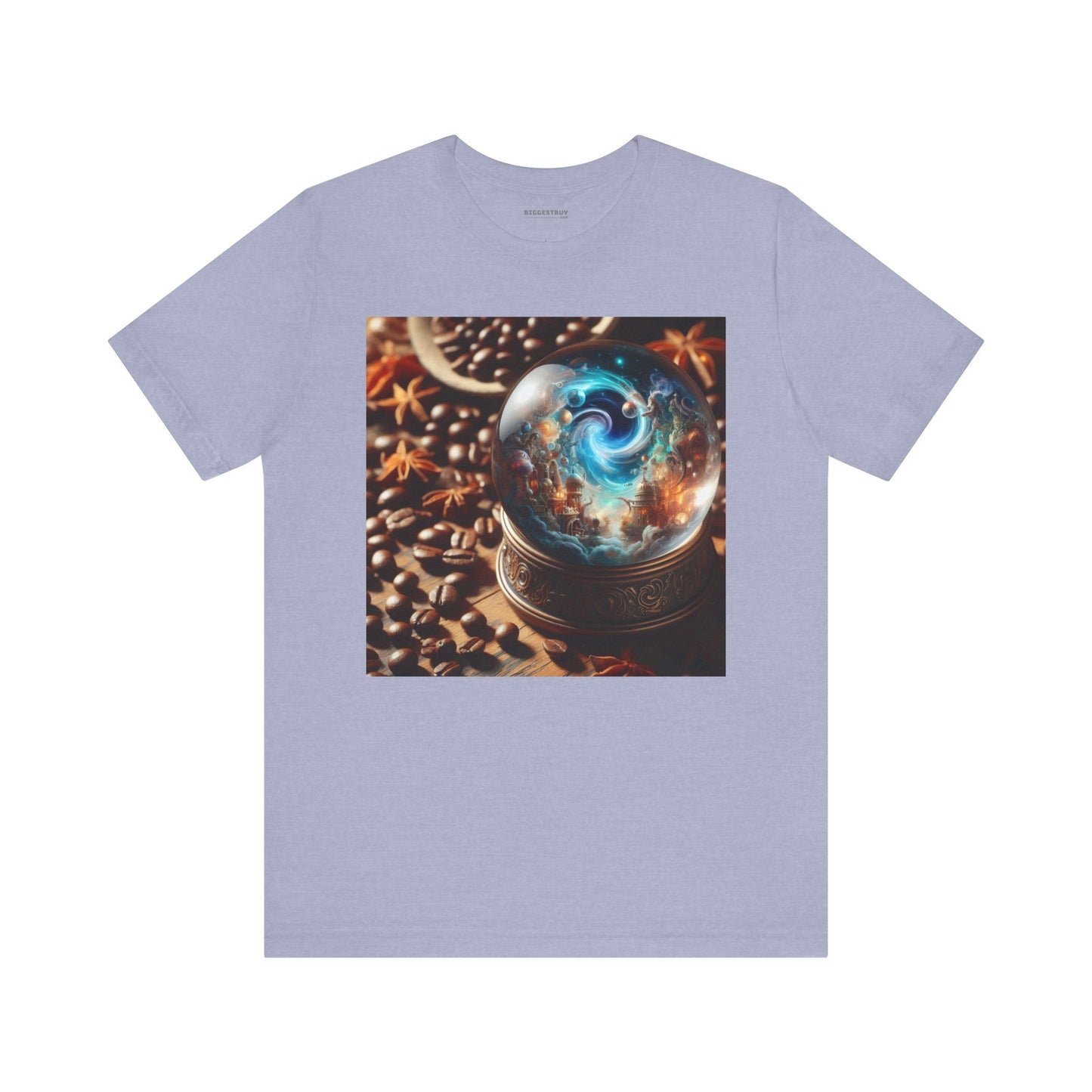 T-shirt | Unisex | Maglietta in jersey | Manica corta | Cosmologia Nordica | Globo Magico