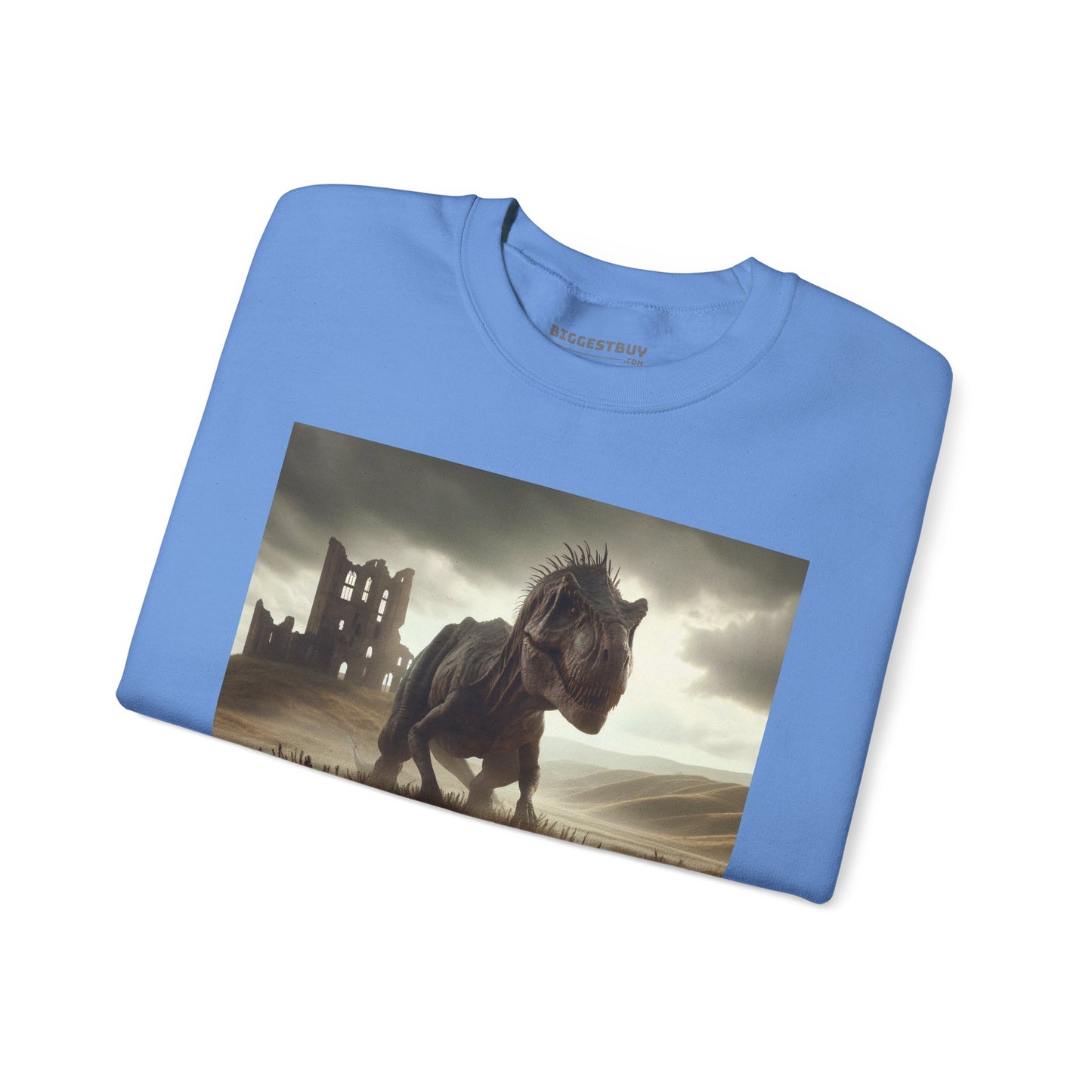 Felpa | Unisex | Girocollo | Misto pesante | Paleofinzione | Dinosauri Preistorici | T-Rex