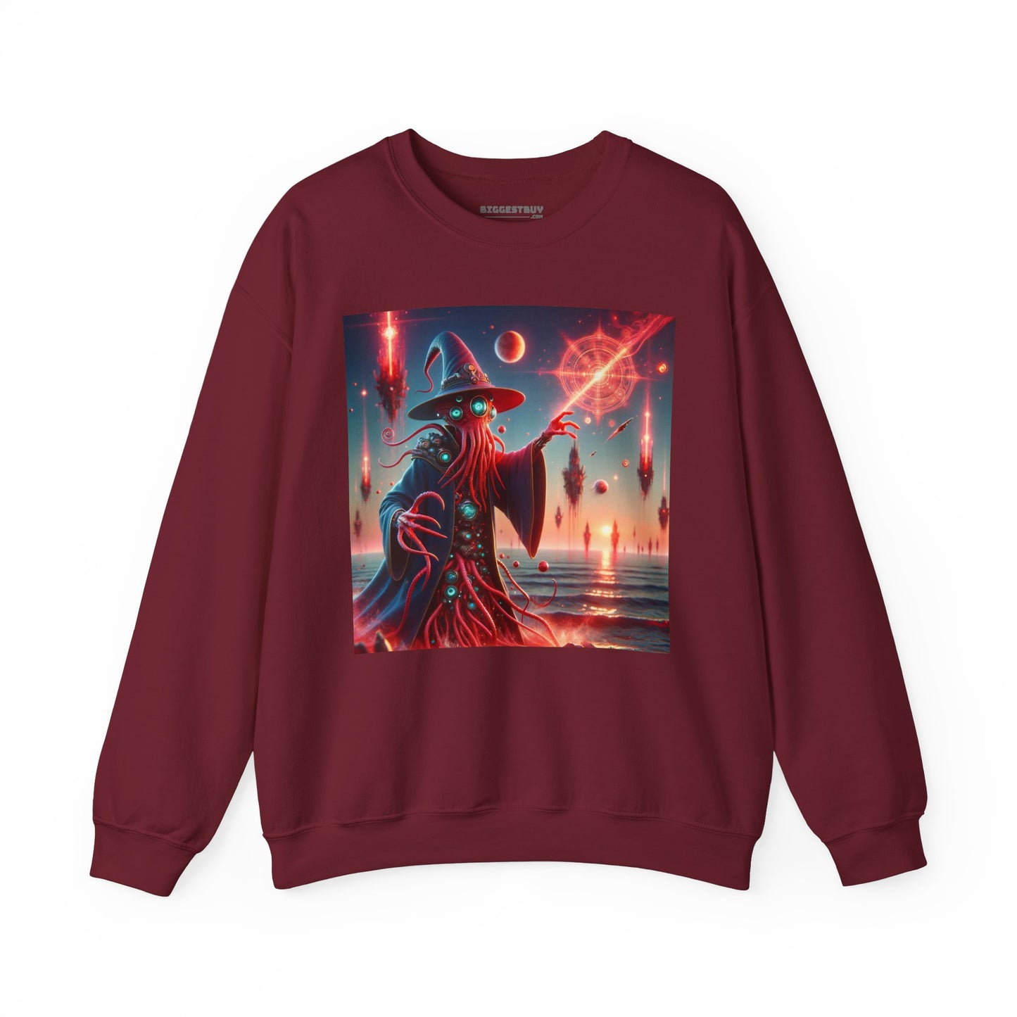 Genser | Unisex | Rund hals | Kraftig blanding | Kosmisk Skrekk | Illithid Trollmann