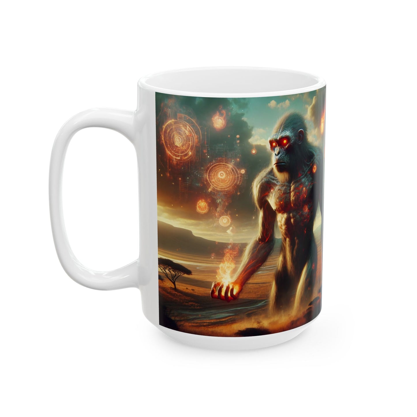 Tazza | Ceramica | Bianca | Mitologia Primordiale | Titano Ancestrale