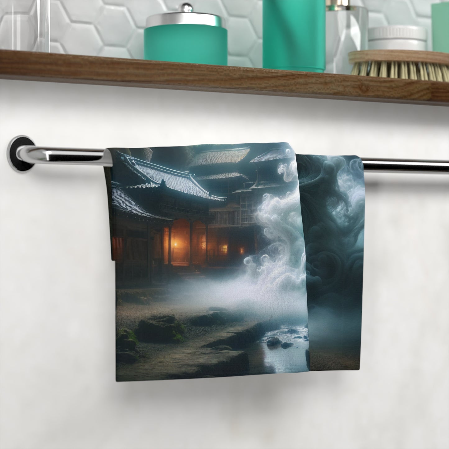 Handdoek | Washandje | Yokai Folklore | Yurei Geest | Tempel