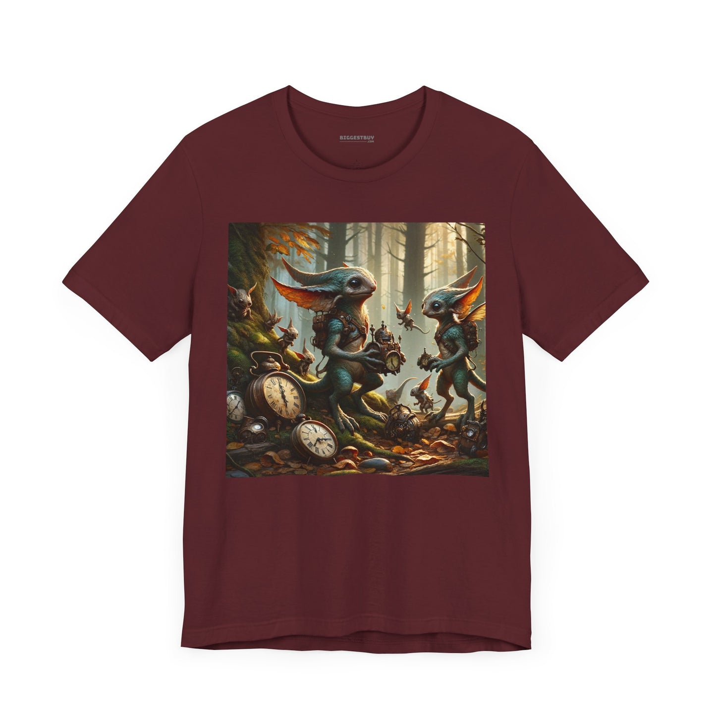 T-shirt | Unisex | Maglietta in jersey | Manica corta | Mitologia Celtica | Pooka | Foresta