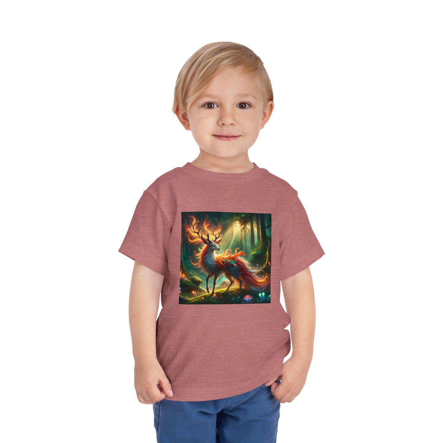 T-Shirt | Toddler Tee | Short Sleeve | Mystical Kirin | Forest Spirit Deer
