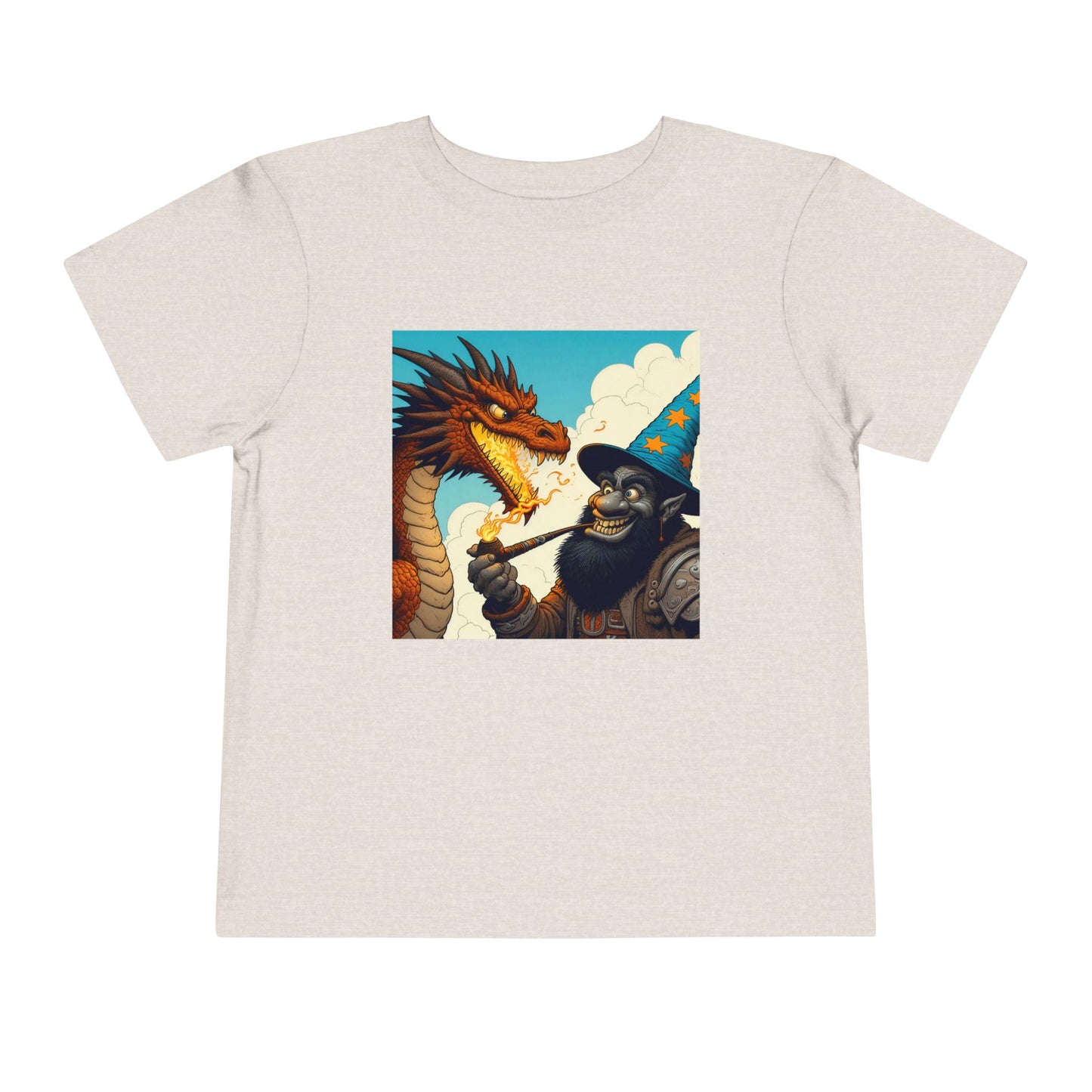 T-Shirt | Toddler Tee | Short Sleeve | High Fantasy | Dragon Duel | Goblin