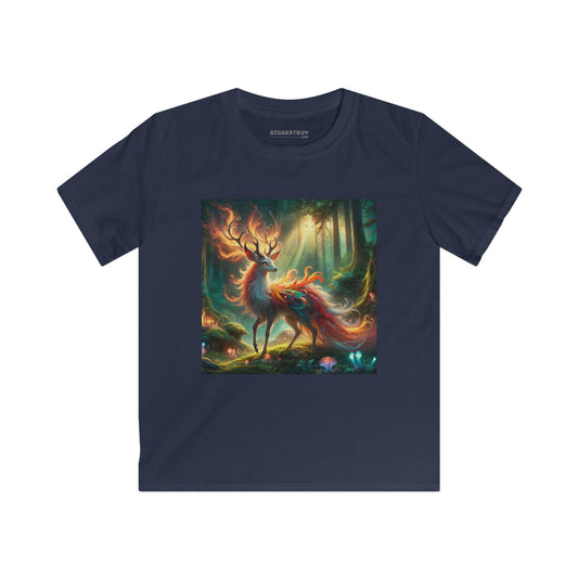 เสื้อยืด | เสื้อยืดเด็ก | ทรงนิ่ม | แฟนตาซีเหนือธรรมชาติ | เทพกวางเพลิง