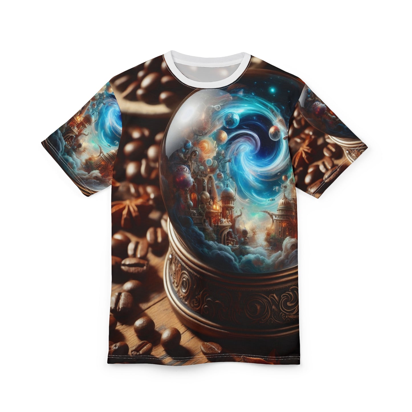 T-shirt | Stampa all-over | T-shirt unisex | Cosmologia Nordica | Globo Magico