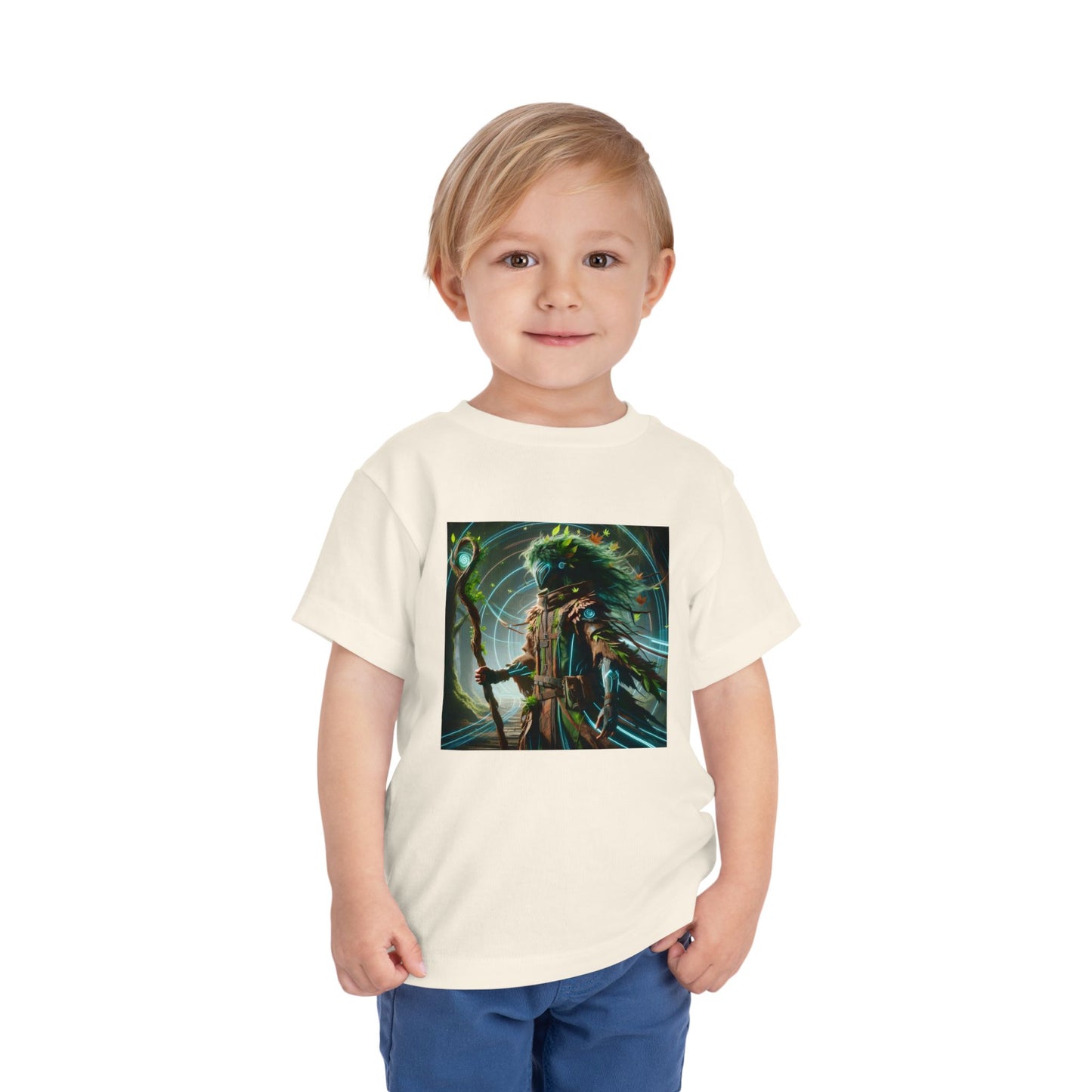 T-Shirt | Toddler Tee | Short Sleeve | Eco Fantasy | Forest Spirit Shaman
