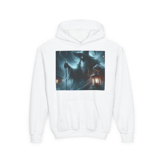 Sweatshirt | Jeugd | Met capuchon | Zware kwaliteit | Ondode Tovenaar | Necromantie | Geest