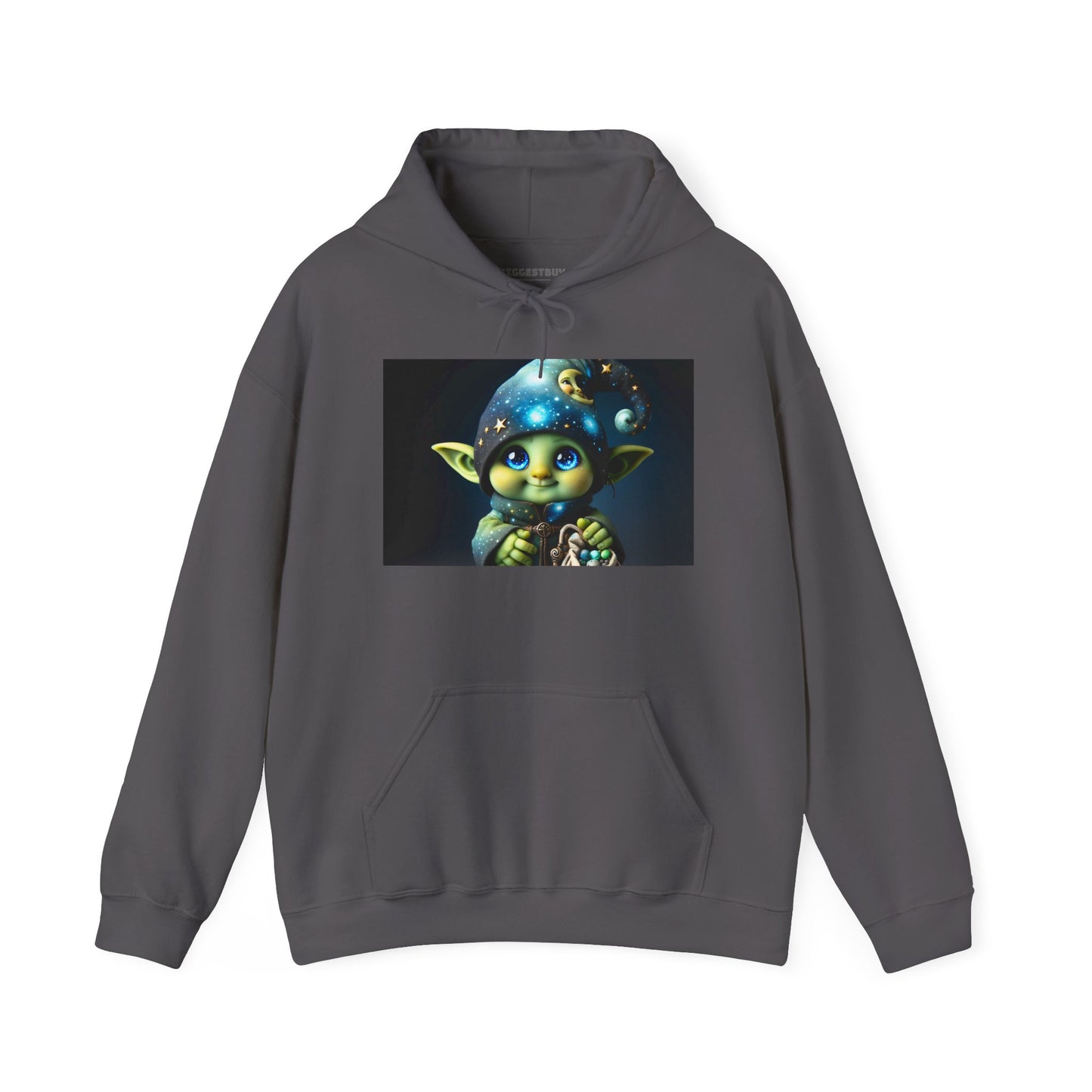 Hettegenser | Unisex | Hettegenser | Kraftig blanding | Fantasi | Skogsalv | Trollmann