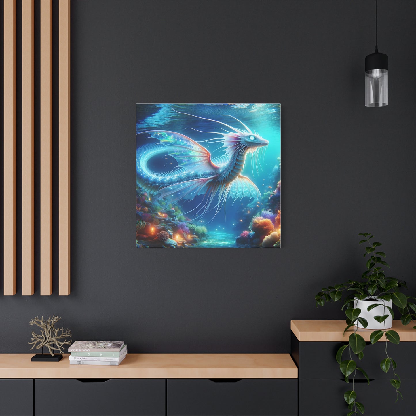 Płótno | Matowy | Mitologia morska | Ryujin | Smok wodny