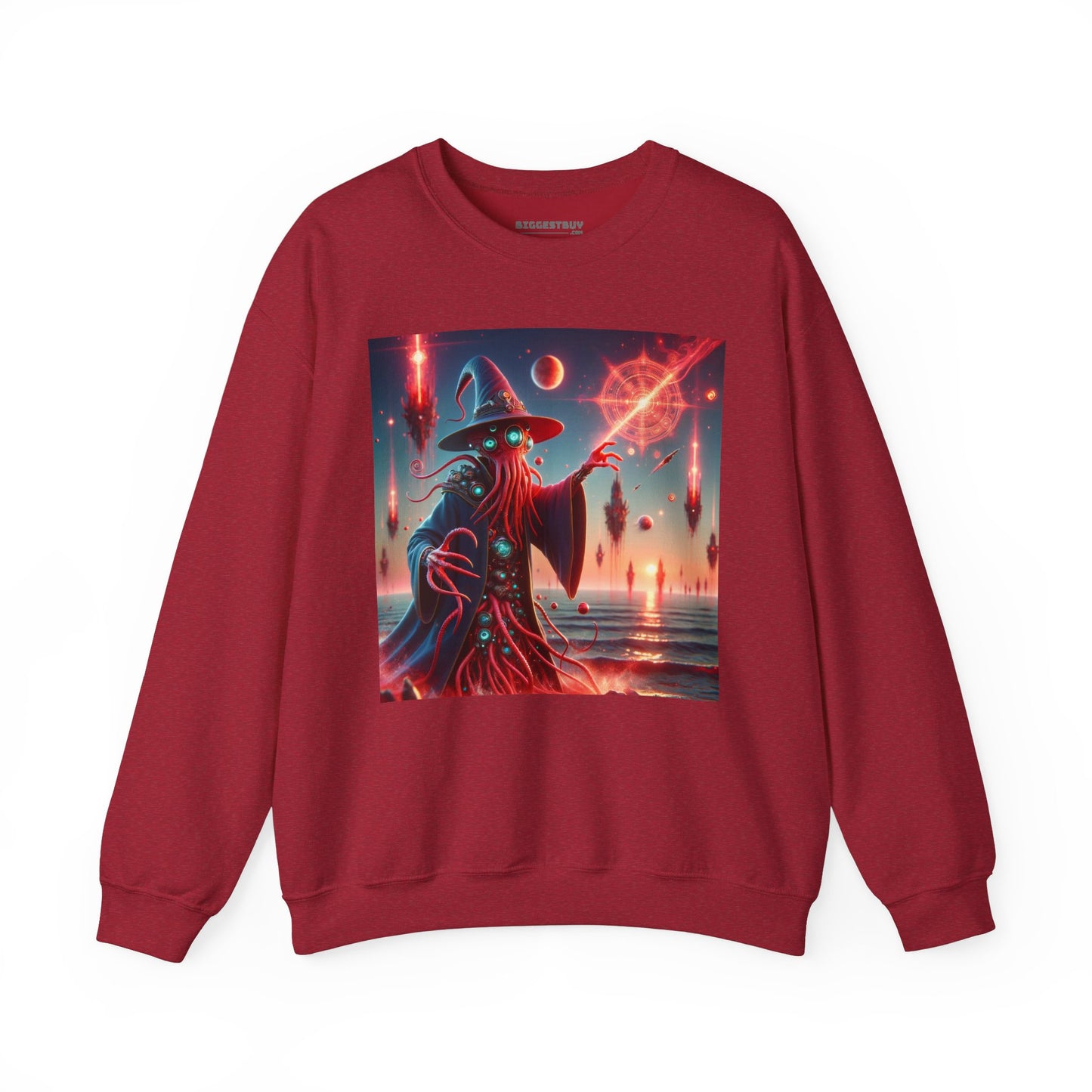 Genser | Unisex | Rund hals | Kraftig blanding | Kosmisk Skrekk | Illithid Trollmann