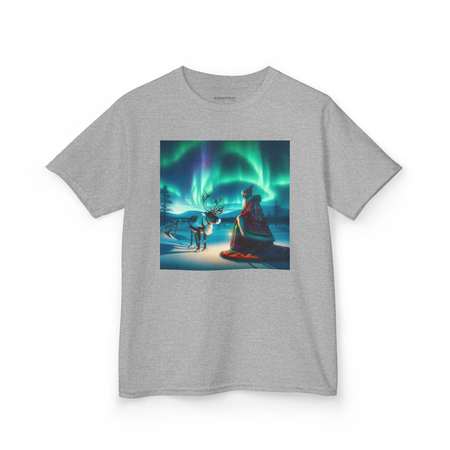 Camiseta | Camiseta Infantil | Algodão Pesado | Misticismo Nórdico | Xamã Sami
