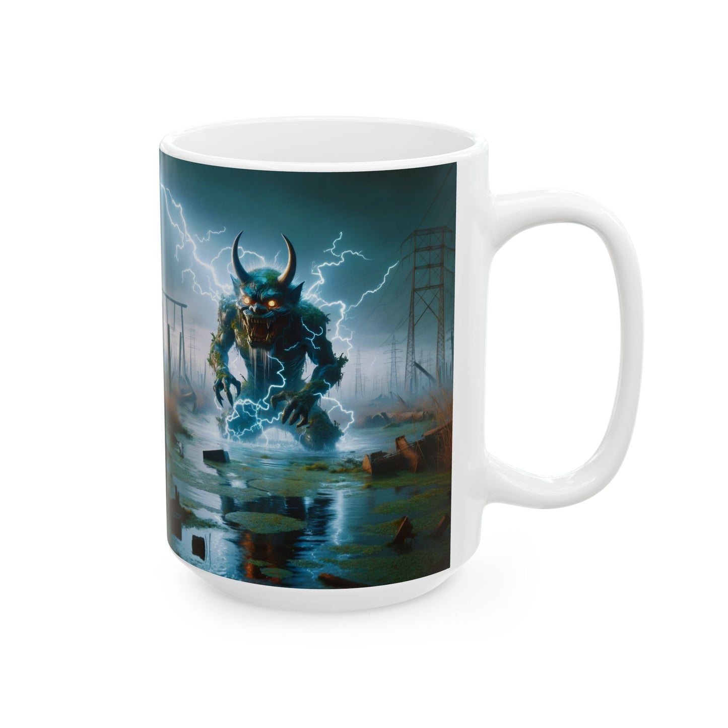 قدح | سيراميك | أبيض | أساطير شمالية | جوتن كهربائي | وحش