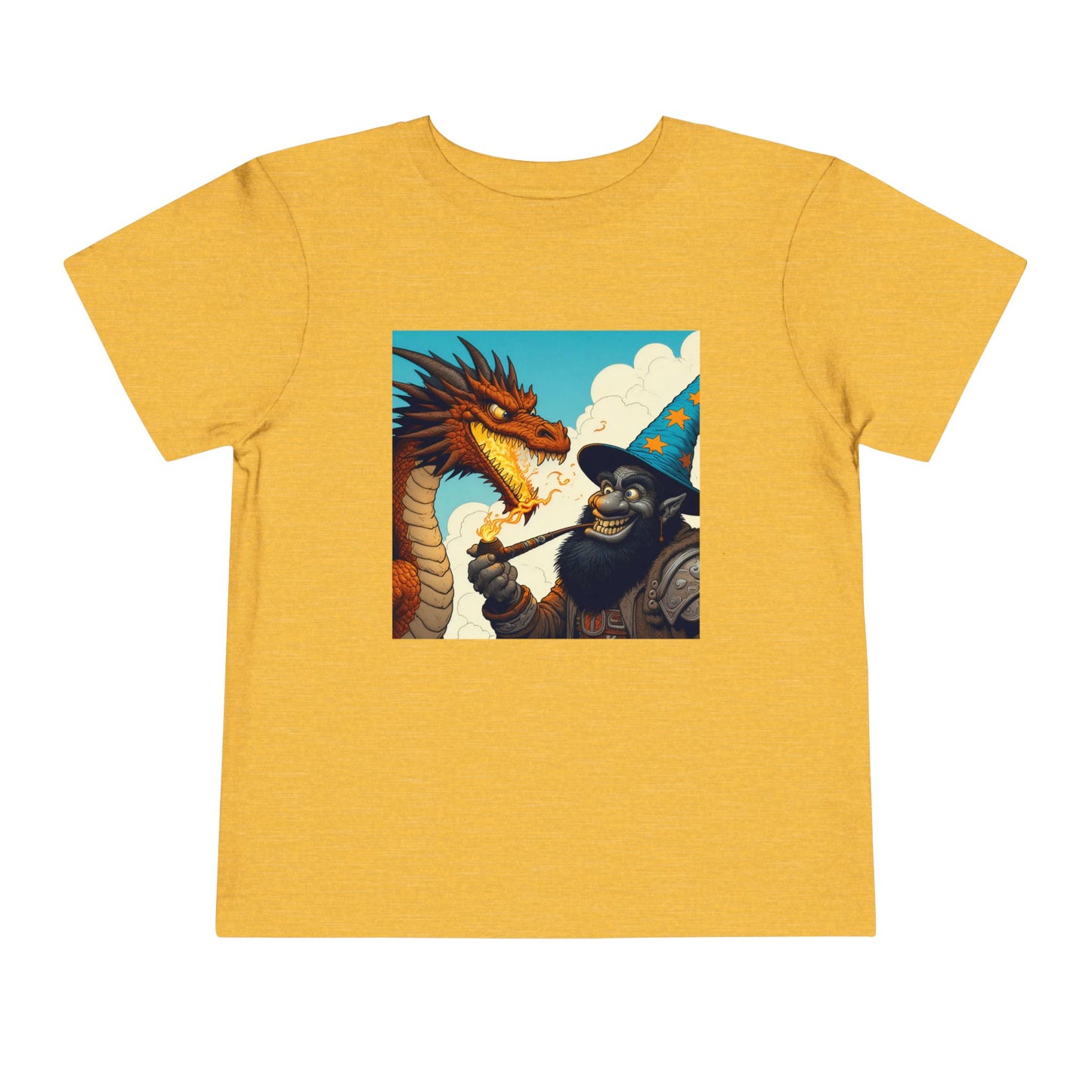 T-Shirt | Toddler Tee | Short Sleeve | High Fantasy | Dragon Duel | Goblin