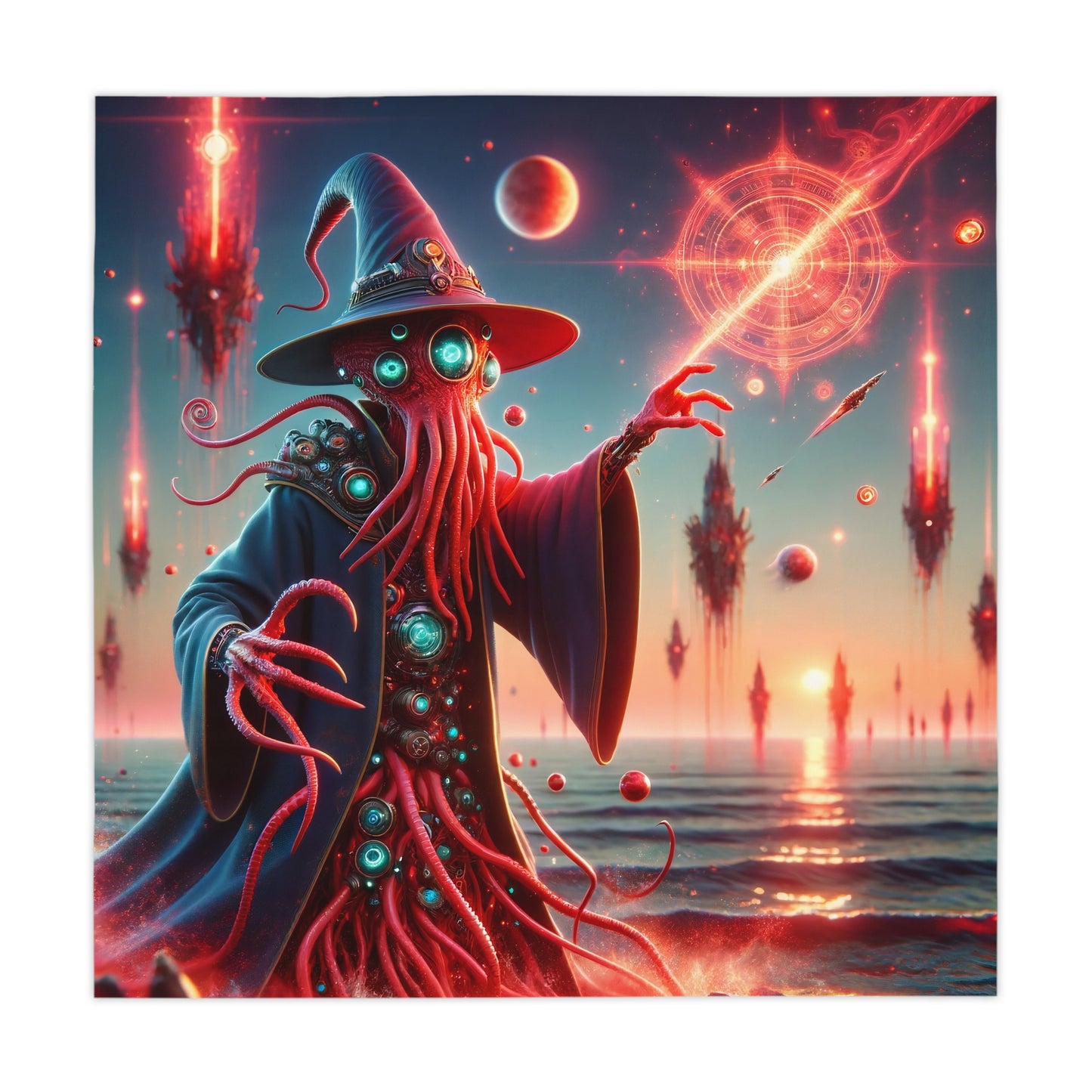 Tischdecke | Lovecraftian Horror | Illithiden | Zauberer