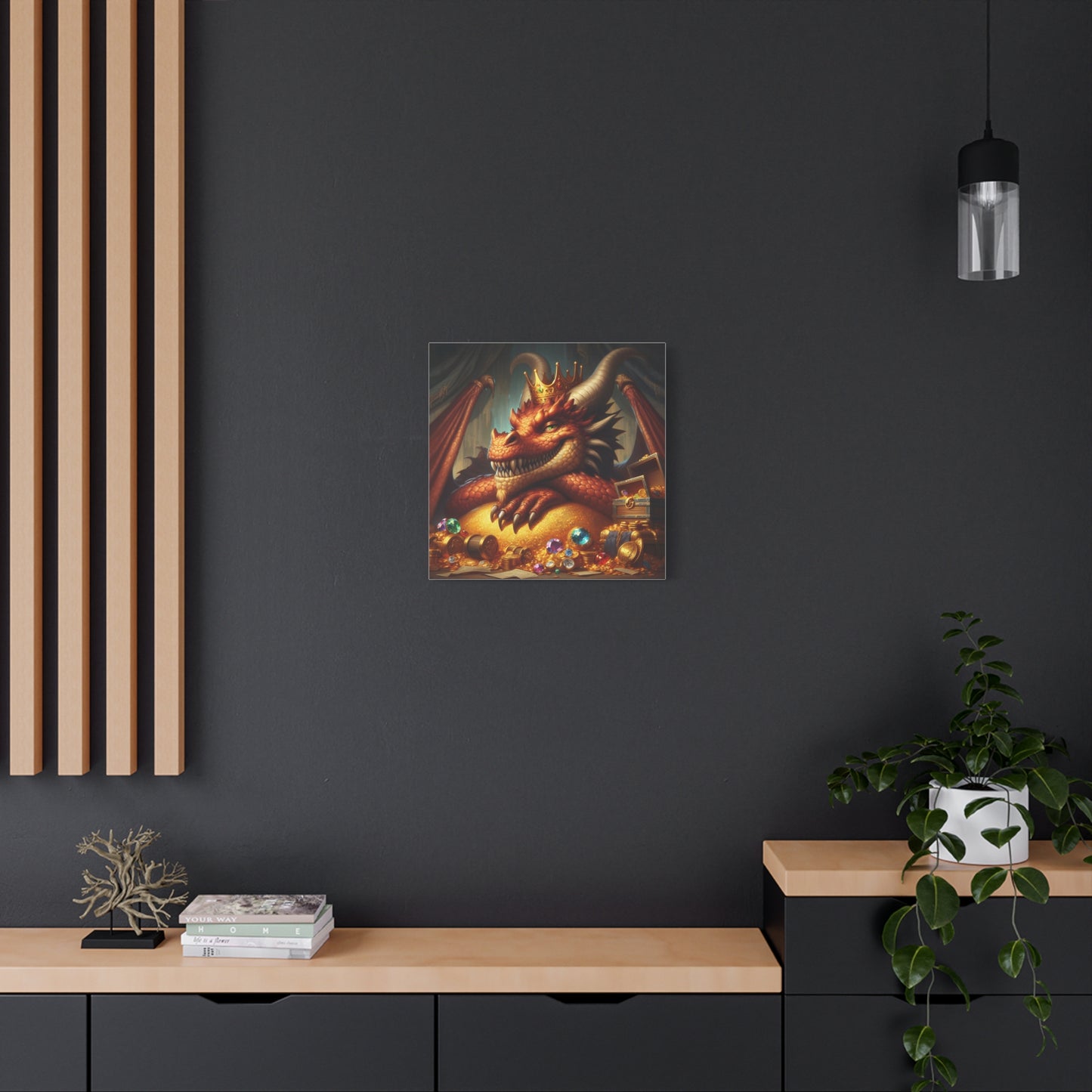 Płótno | Matowy | Nordycka Mitologia | Fafnir | Smok